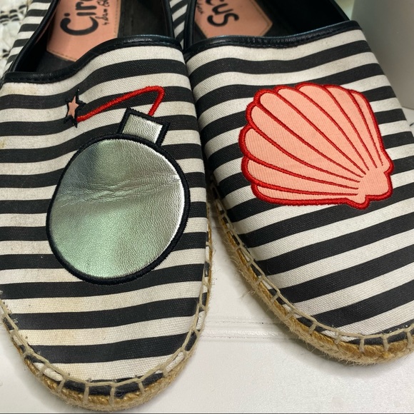 CIRCUS by  Sam Edelman Leni Bomb Shell Espadrille Flats - Picture 2 of 7